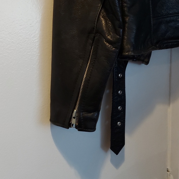 Walter Dyer Leather Women's Motorcycle Jacket - Picture 9 of 9